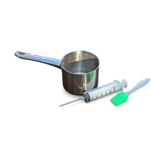 Basting Set (Pot, Brush, Injector)