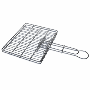 109-9 - lks stainless steel sandwich sliding handle braai grid
