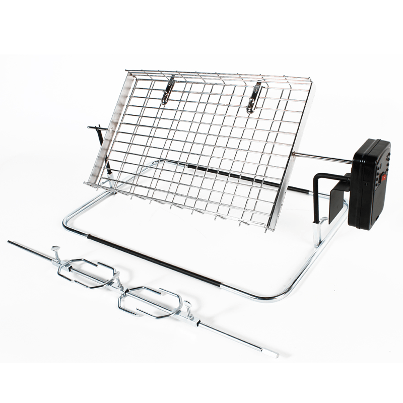 115-1 rotisserie large flat basket and spit