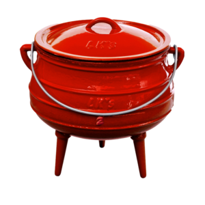 145-1 no2 red 3 leg pot