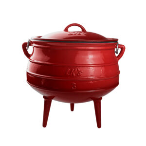 145/2 – LK’s Pot Red Enamel (3-Leg) No.3