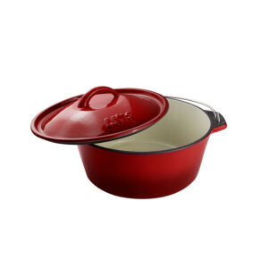 145/21 - LK's Bake Pot Red Enamel No. 12