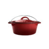 145/20 – LK’s Bake Pot Red Enamel No. 10