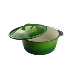 146/20 – LK’s Bake Pot Green Enamel No. 10 - 2
