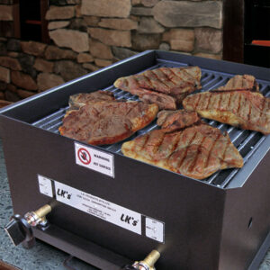 113/24 - Gas Braai Mild Steel and Cast Iron