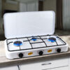 210/13 - Hotplate With Lid 3 Burner