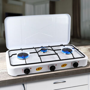 210/13 - Hotplate With Lid 3 Burner