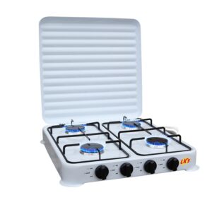 210/15 Hotplate With Lid 4 Burner