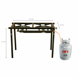 360-015 - 2 Pot boiling table