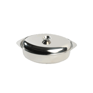 118-12 Stainless Steel Small Oval Casserole