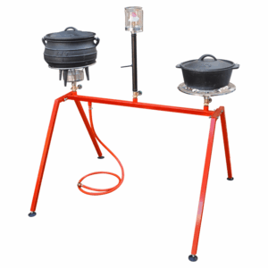 211-001-Gas stand with pots
