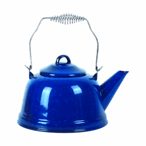 225-302 Blue Enamel Tea Pot