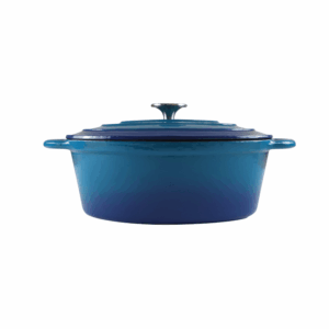 160-053 - blue oval casserole 1