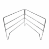 122-28 chrome folding grid stand