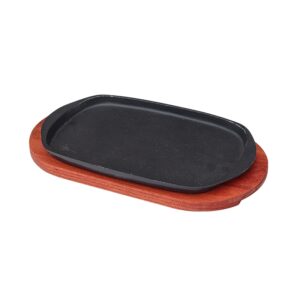 140/31 – Steak Plate & wooden base (Enameled)