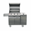 700-003 - Zodiac mobile 3-burner front view open