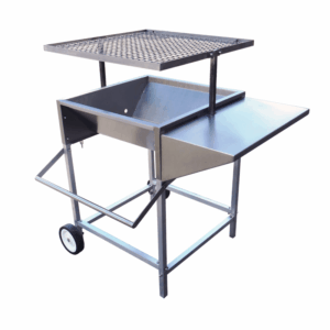 730-014 - Adjustable Drum Braai_open