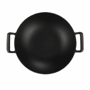 160/156 - Chef Wok with D/Handle – Matt Black 1