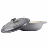 160/047 - Chef Round Casserole Dish Grey