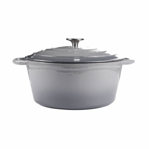 Chef Grey Round Casserole | LK's Braai & Accessories