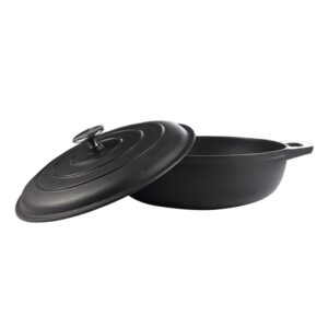 160/046 - Chef Round Dish - Matt Black