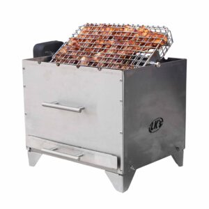 115/12 - Compact Charcoal Rotisserie Braai S/S