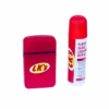 Gas lighter jet flame with refill