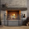 152/012 - FIREPLACE SCREEN 3 FOLD Lifestyle