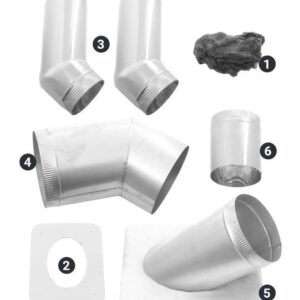 Horizontal Flue Kit (150mm)
