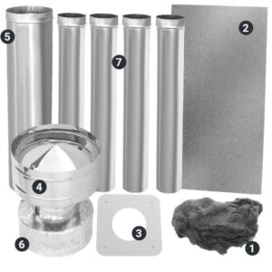 Vertical Flue Kit (150mm)
