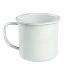 White Enamel Mug